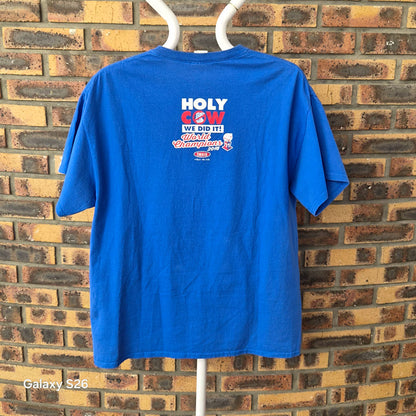 T-shirt Gildan Chicago World Champions 2016 bleu – XL