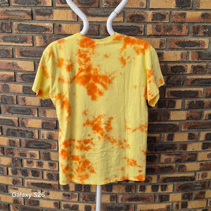T-shirt Gildan tie-dye 89Q Hope Is Here jaune orange taille L