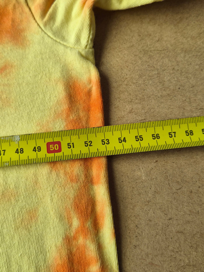 T-shirt Gildan tie-dye 89Q Hope Is Here jaune orange taille L