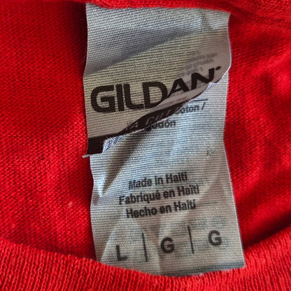 T-shirt Gildan West Carteret Softball rouge – L