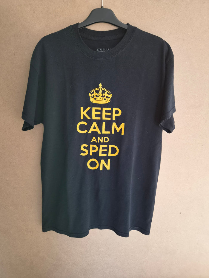 T-shirt Keep Calm and Sped On - vue de dos SMW
