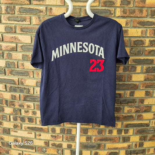 T-shirt Majestic Minnesota Twins Lewis 23 bleu marine – L
