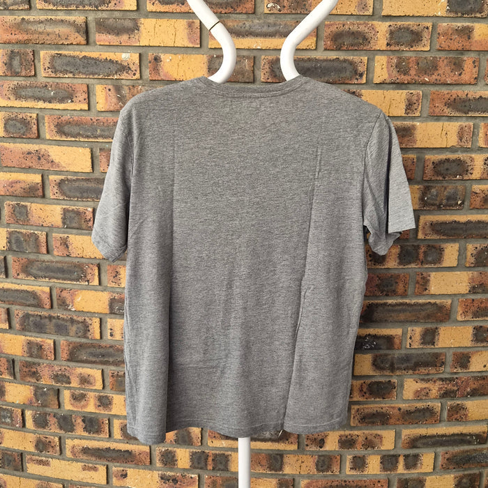 T-shirt Nautica gris logo voilier brodé – L