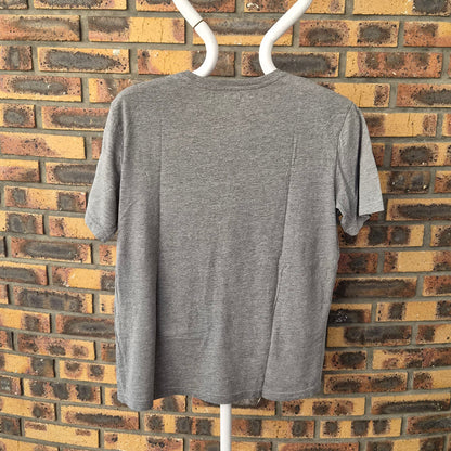 T-shirt Nautica gris logo voilier brodé – L