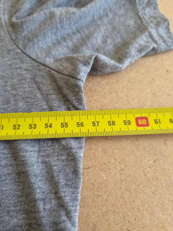T-shirt Nautica gris logo voilier brodé – L