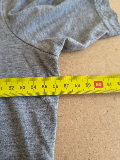 T-shirt Nautica gris logo voilier brodé – L