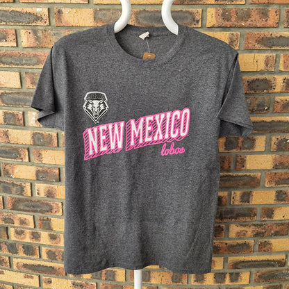 T-shirt New Mexico Lobos Hanes gris – Taille M