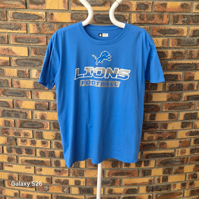 T-shirt NFL Detroit Lions Football bleu taille XL