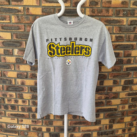 T-shirt NFL Pittsburgh Steelers gris – L