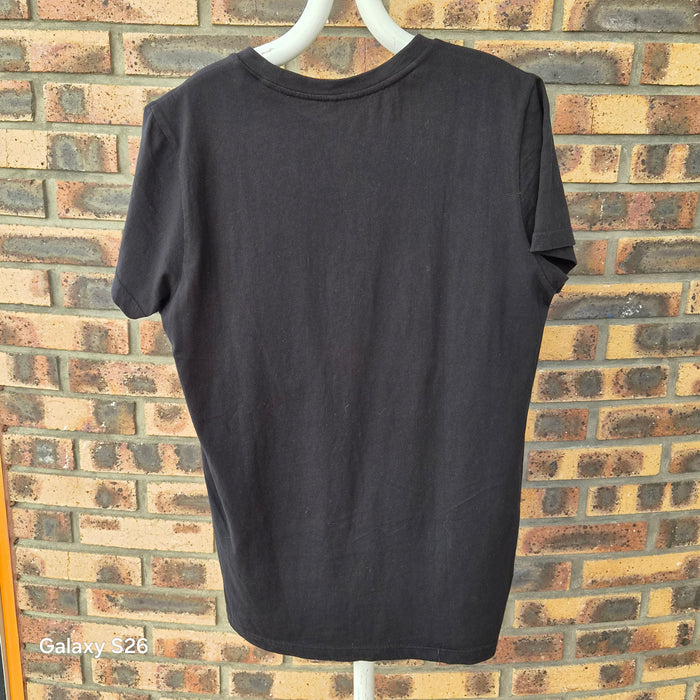 T-shirt noir Tee Library graphique tatouage femme taille S