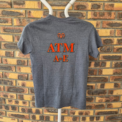 T-shirt Rockford Rams Softball — Gildan DryBlend — S — Gris Anthracite — Très bon état