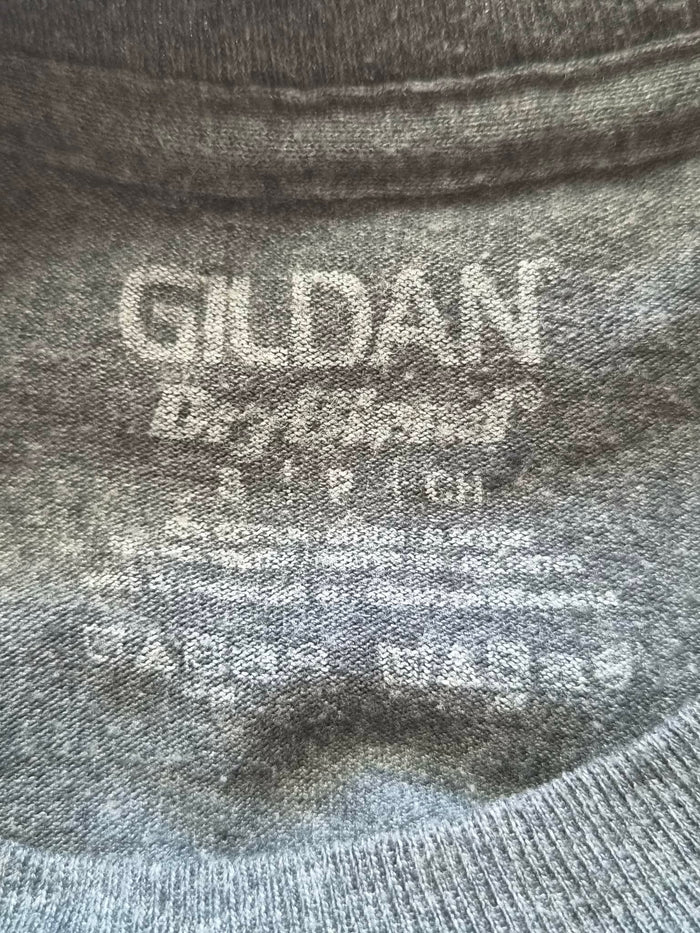 T-shirt Rockford Rams Softball — Gildan DryBlend — S — Gris Anthracite — Très bon état