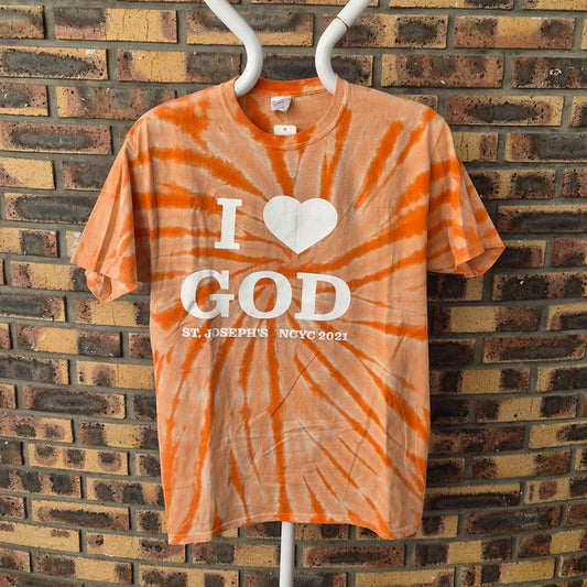 T-shirt tie-dye NCYC 2021 St. Joseph’s orange – M