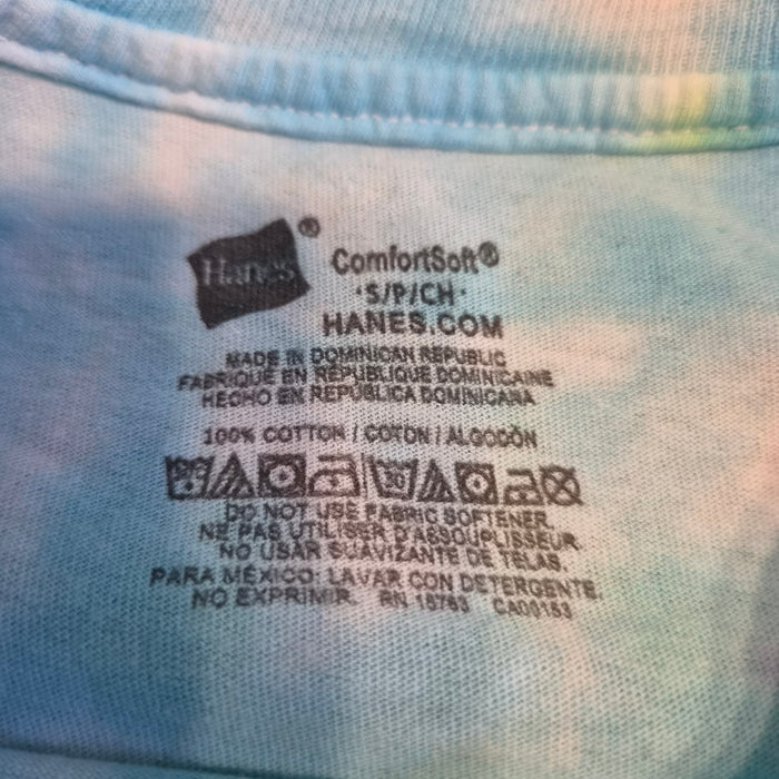T-shirt Tie-Dye Spirale Pastel Hanes — Taille S