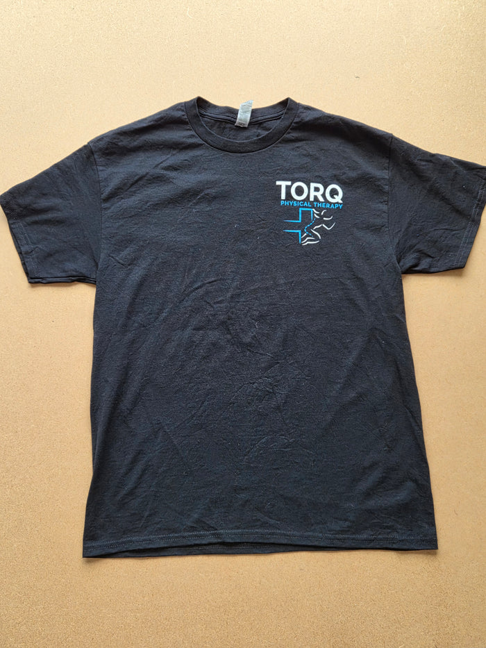 T-shirt vintage Gildan TORQ Physical Therapy - face avant logo poitrine