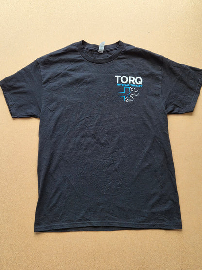 T-shirt vintage Gildan TORQ Physical Therapy - face avant logo poitrine