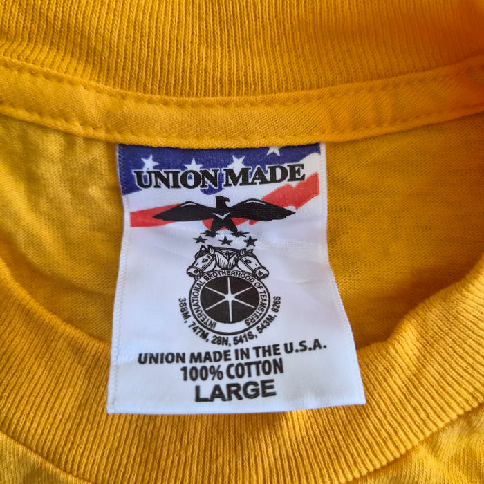 T-shirt Walz Flanagan for Minnesota USA jaune taille L