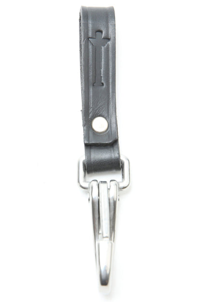 Totem Brand Co. Leather Belt Loop w/ Hook Clip - Black