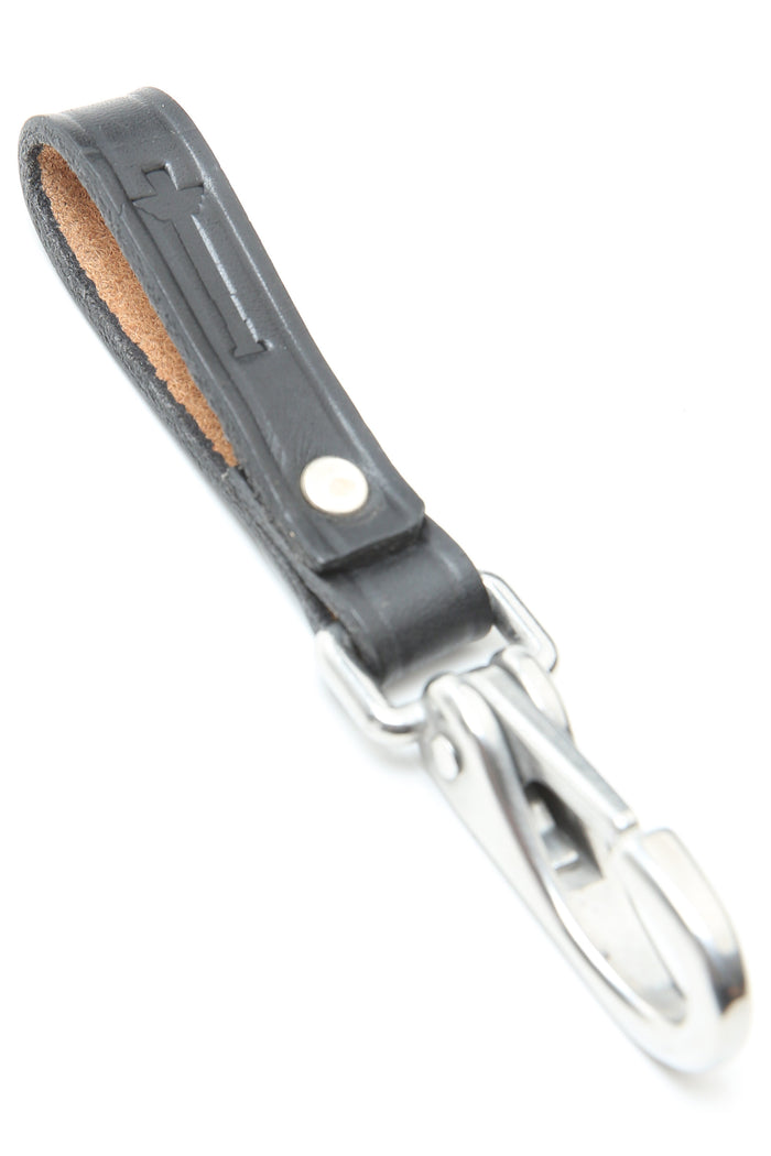 Totem Brand Co. Leather Belt Loop w/ Hook Clip - Black