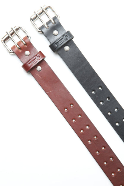 Totem Brand Co. Two Prong Leather Belt 1.5" (Brown) (401)