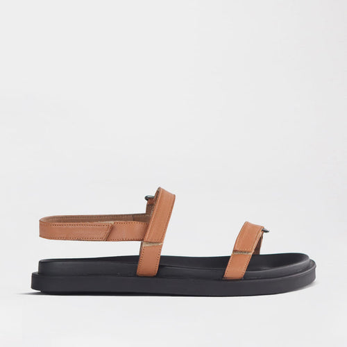 Froggie Shoes Shoes Froggie Women's Velcro strop-Tan Leather - 12690