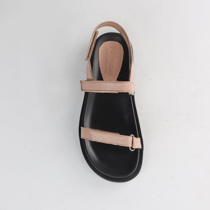 Froggie Shoes Shoes Froggie Women's Velcro strop-Porcelain Leather - 12690