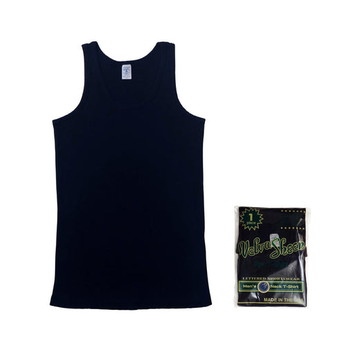 Velva Sheen - Rib Tank Top - Black