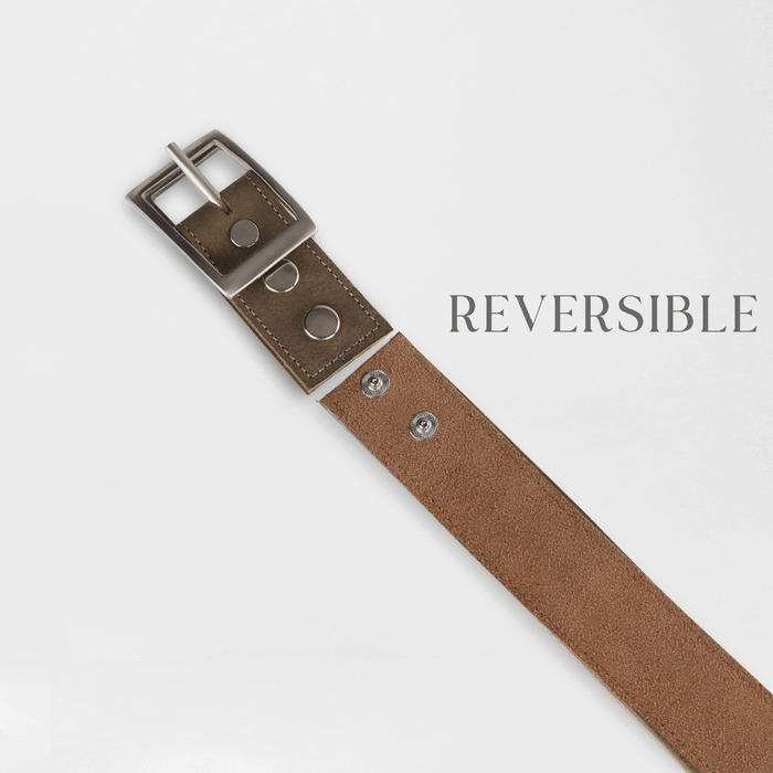Froggie Shoes Shoes Women's Reversible Belt in Forest and Tan - 12978