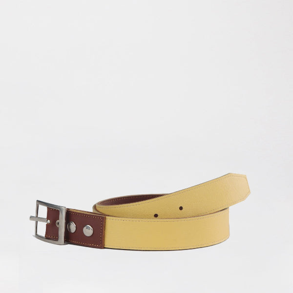 Froggie Shoes Shoes C36 / Butter Yellow / 12978 Women's Belt in Butter yellow - 12978